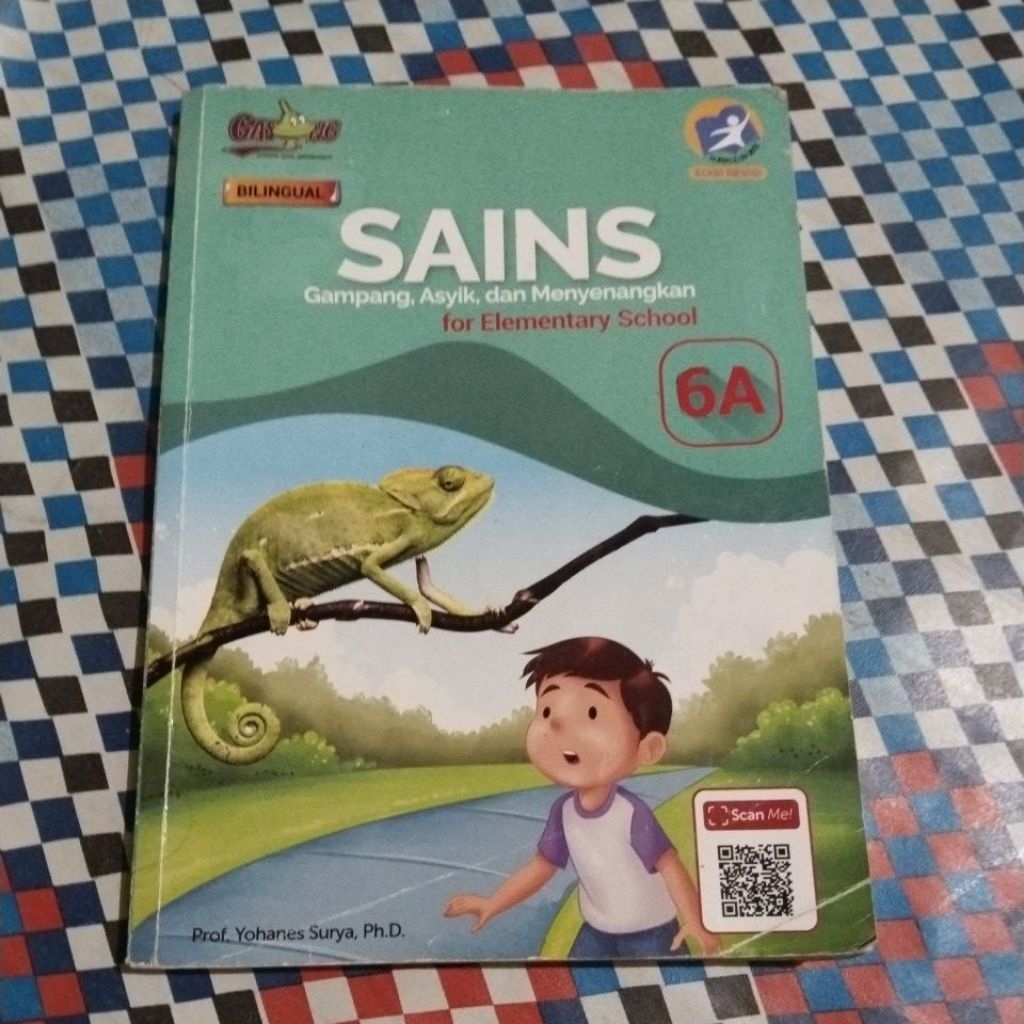 BUKU ORI BUKU SAINS GAMPANG ASYIK DAN MENYENANGKAN BILINGUAL ( FOR ELEMENTARY SCHOOL ) PENERBIT GASI
