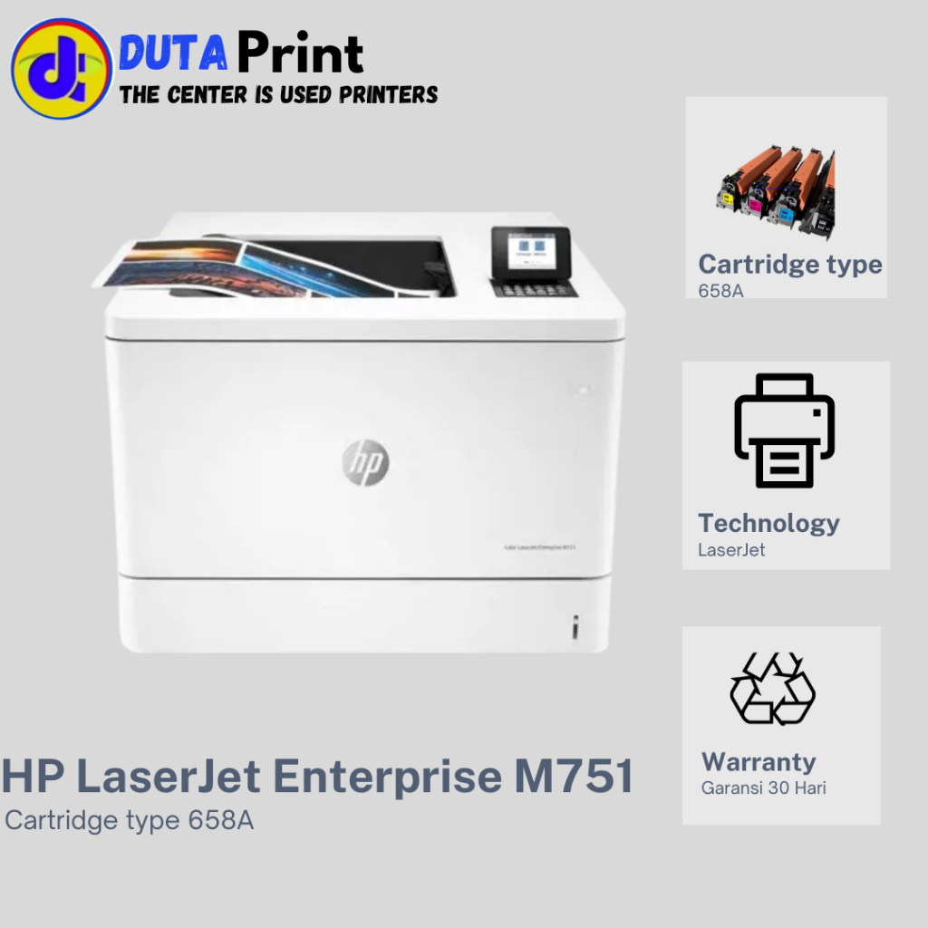 Printer HP Color LaserJet Enterprise M751DN -Printer A3 Warna cetak cepat