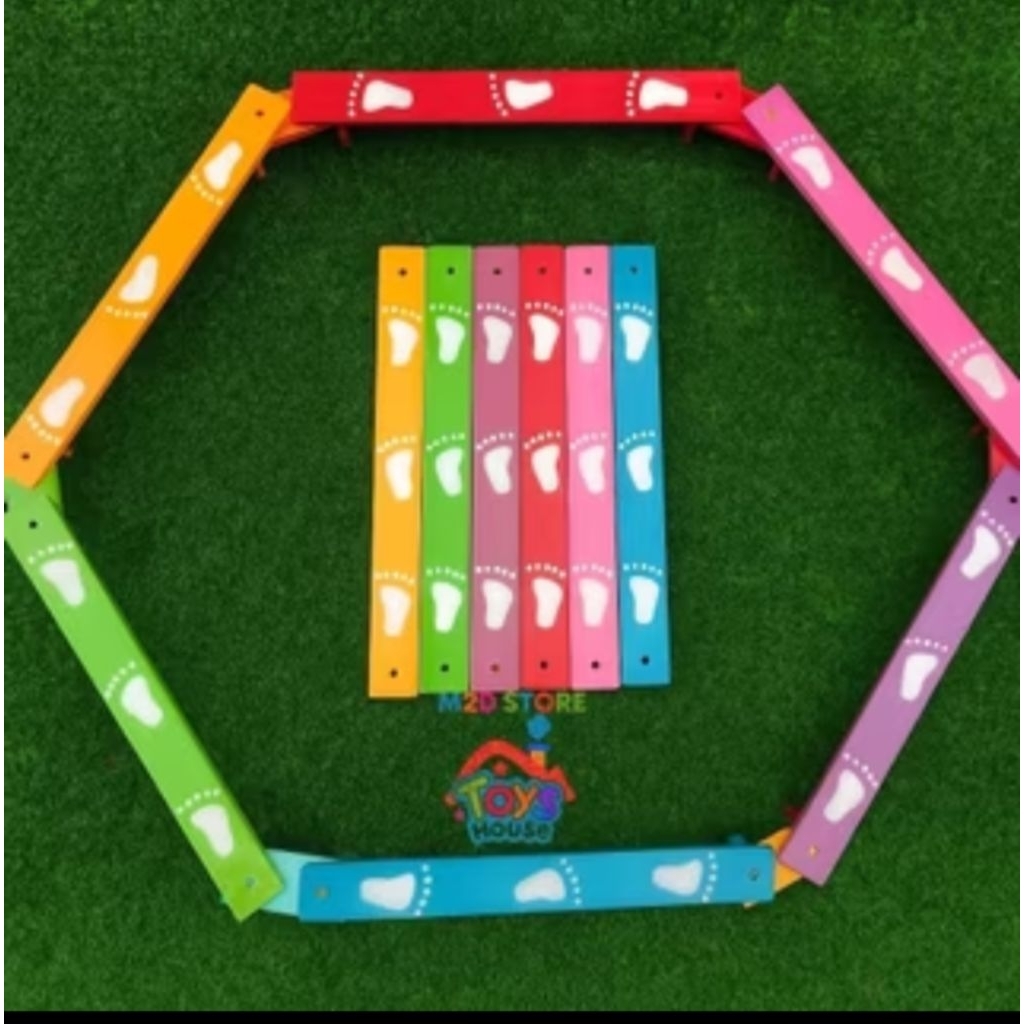 Papan Titian Anak Kayu Balance Beam Mainan Keseimbangan Anak
