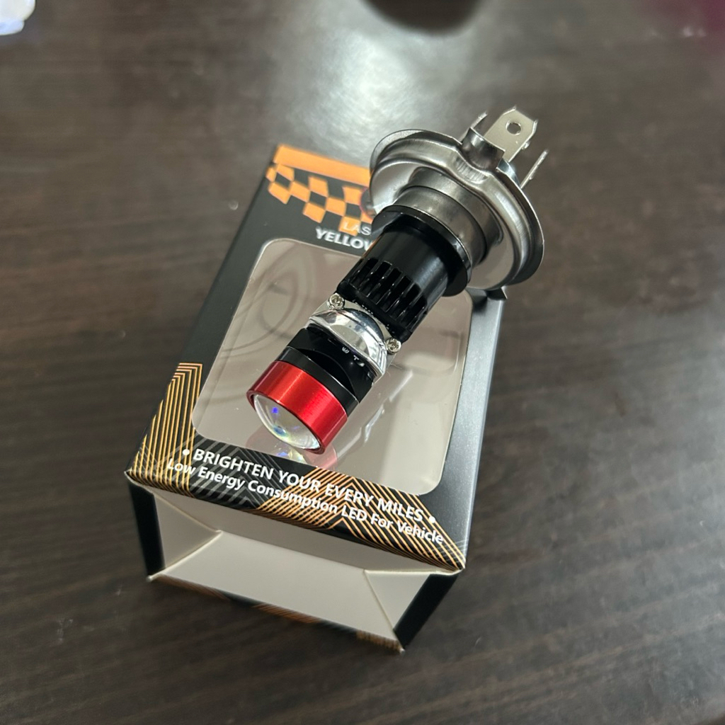 Lampu Depan H4 Led Nyala Putih-Putih Dan Nyala Putih-Kuning Vixion/Ninja