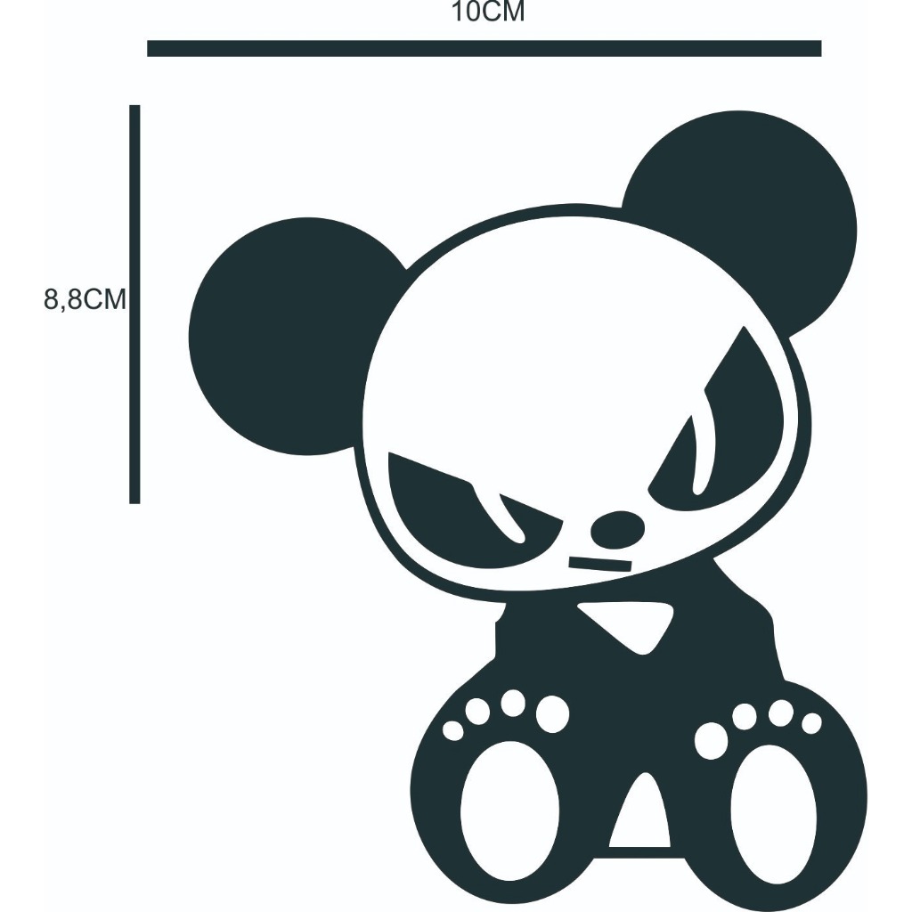 Stiker Panda Stiker Panda Kartun Animasi Stiker Cutting Panda