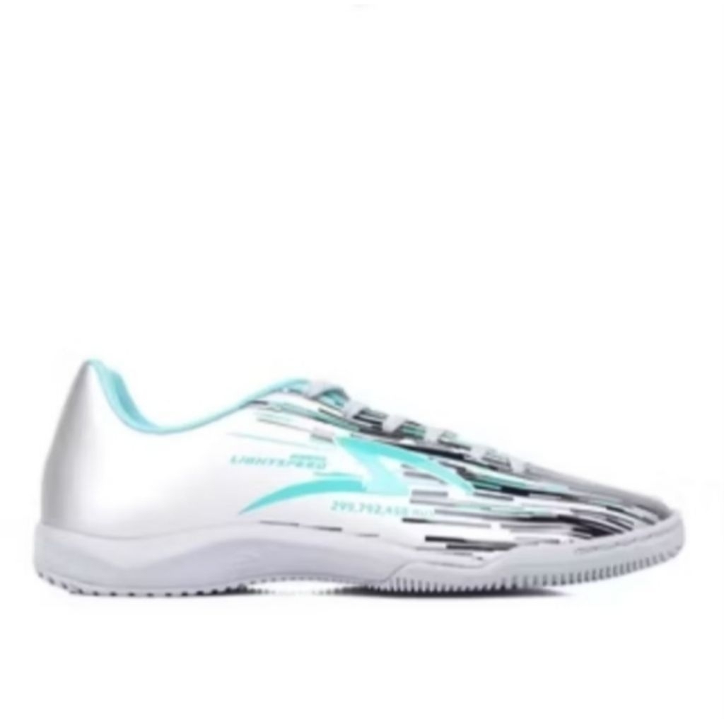 SPECS SEPATU FUTSAL LIGHTSPEED REBORN IN SILVER BLACK/AQUA