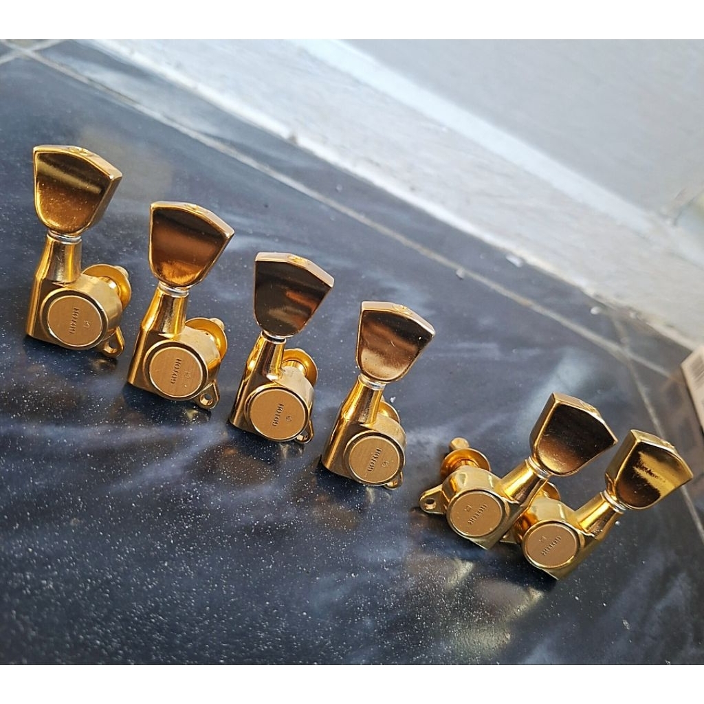 Dryer Gitar Gotoh 4R 2L warna Gold