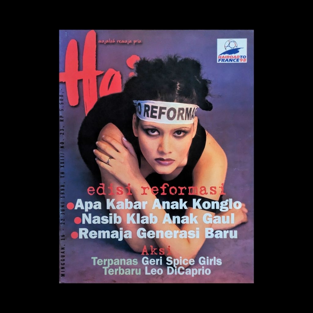 Majalah Hai, No. 23/1998 - Edisi Reformasi // Arbi Sanit - Arswendo Atmowiloto - Harry Roesli - Slan
