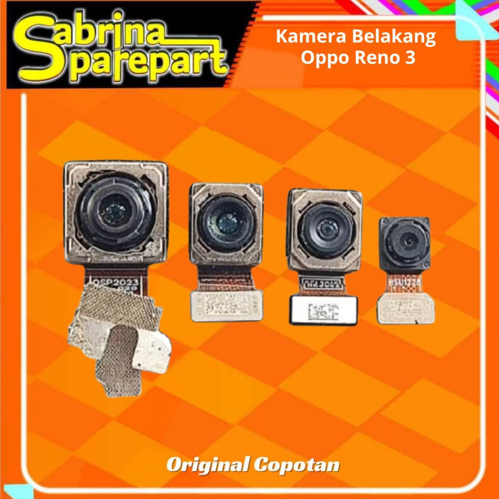 Kamera Belakang Fullset Oppo Reno 3  Second Original Copotan