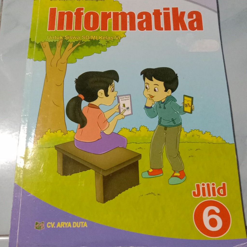 BUKU INFORMATIKA SD MI KELAS 6, buku second