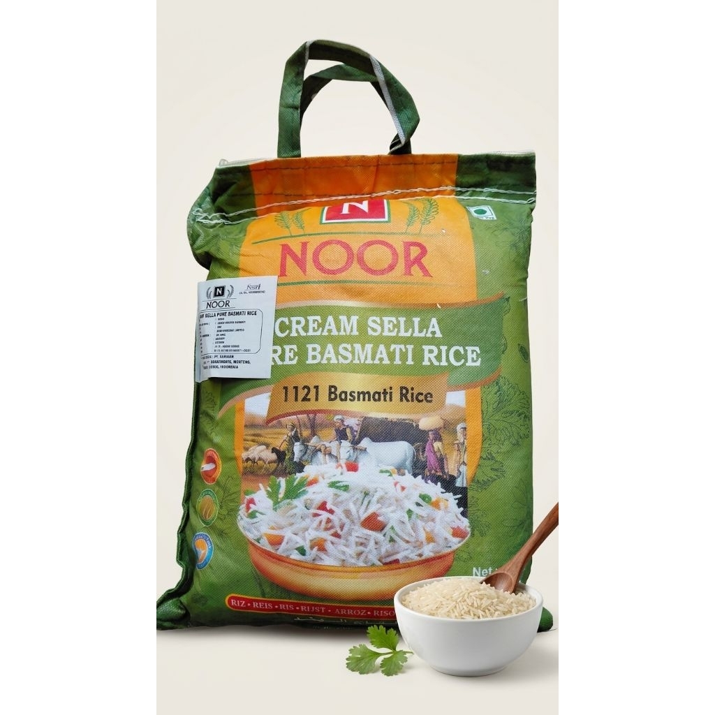 BERAS BASMATI INDIA 5 Kg  merk NOOR