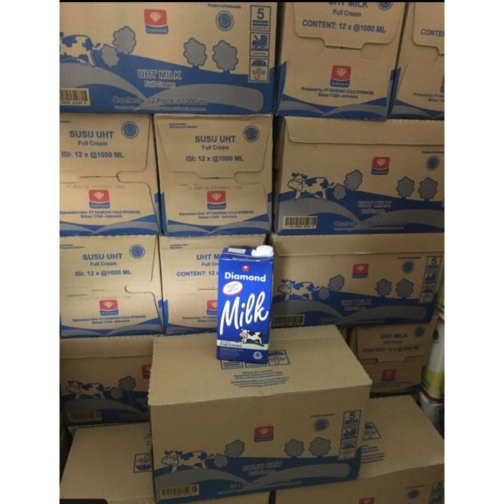 SUSU UHT DIAMOND 1 LITER 1 DUS ISI 12PC. SUSU UHT DIAMOND 1 DUS