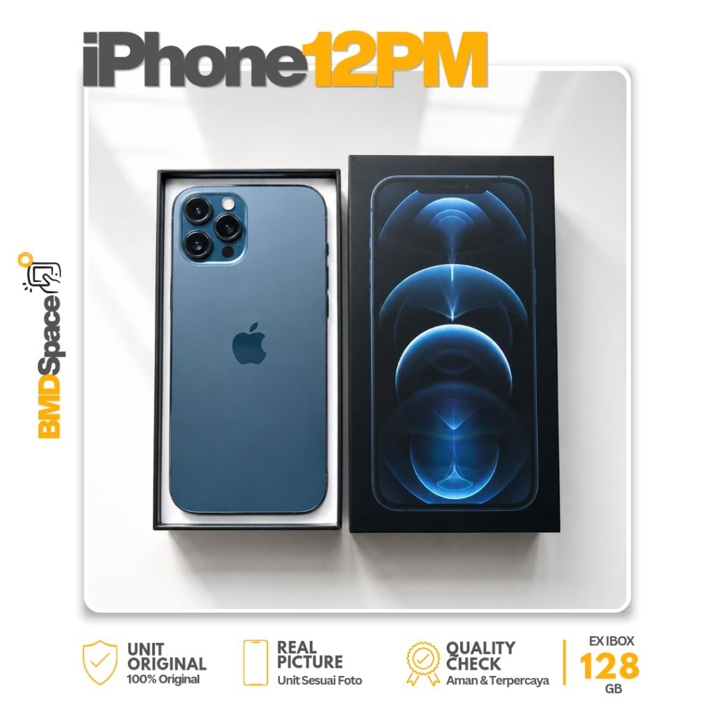 IPHONE 12 PRO MAX 128GB SECOND IBOX PACIFIC BLUE