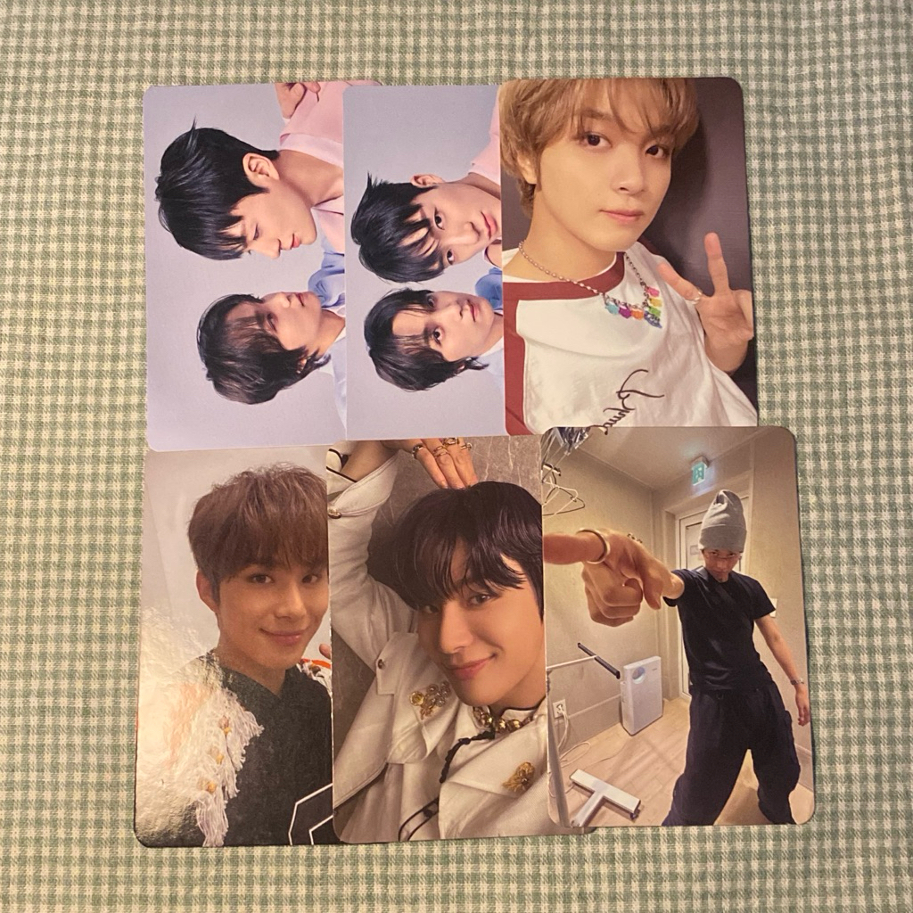 Pc nct jeno haechan jungwoo ryul lngshot training day tunjuk photocard ar smcu official tc trading c