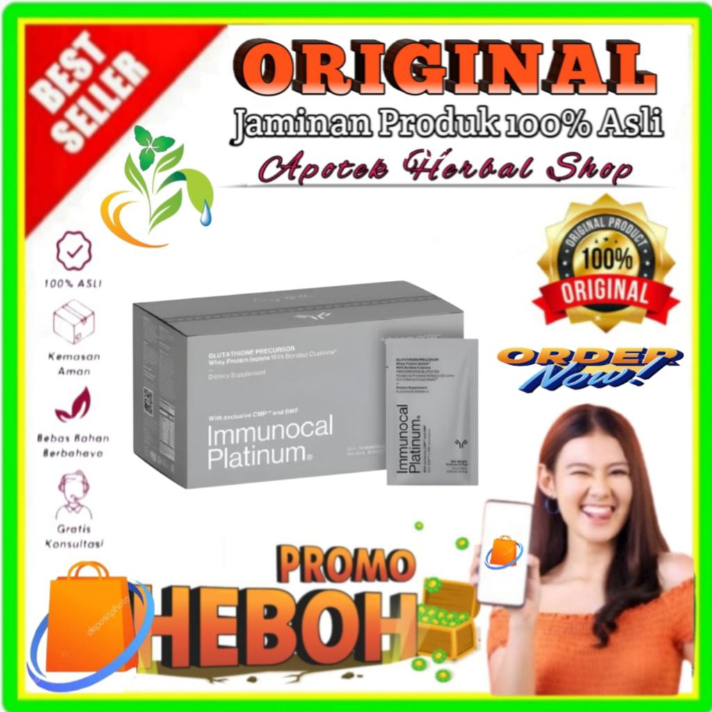 Immunotec Immunocal Platinum Original 1 Box Isi 30 Sachet
