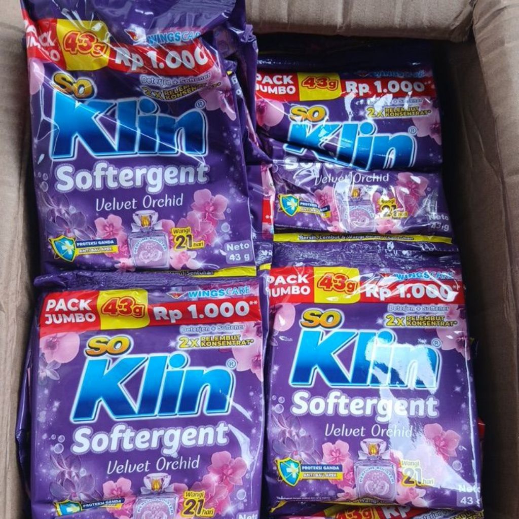 So Klin Softergent Bubuk - 6 Sachet