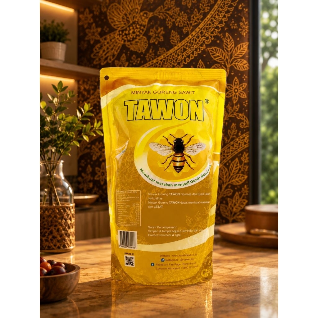Minyak Goreng Tawon 500ml - Rasa Alami,100% Minyak Goreng