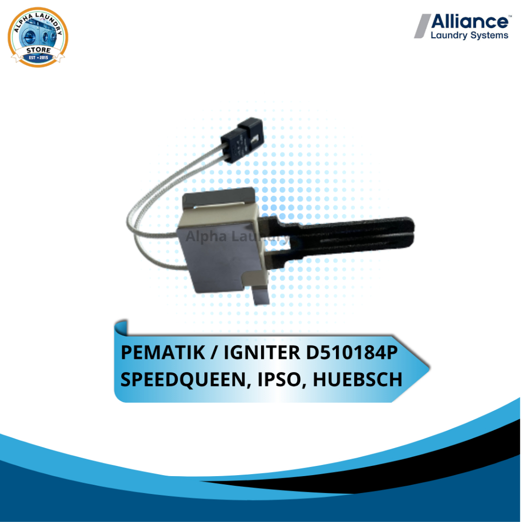 Igniter Pematik Dryer SpeedQueen IPSO Huebcsh Unimac