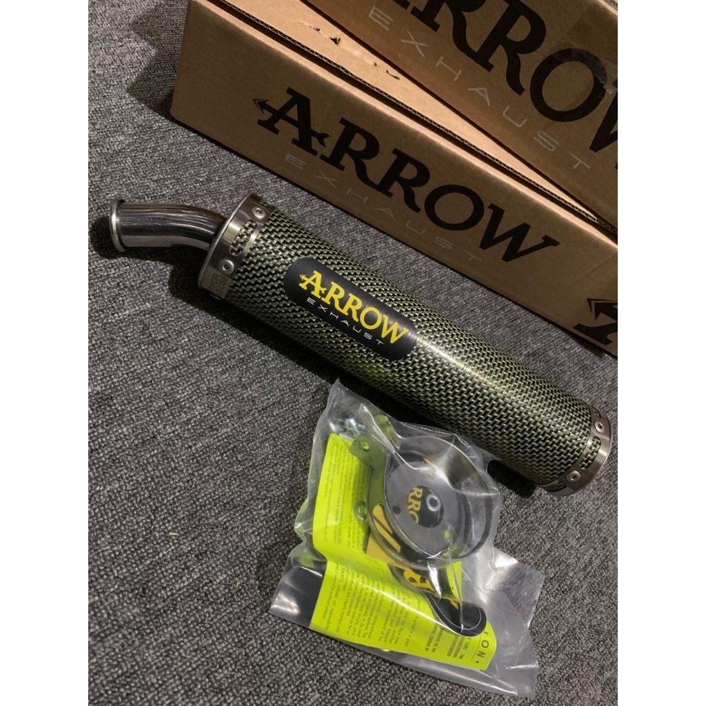 KNALPOT SILINCER ARROW 2 TAK CARBON