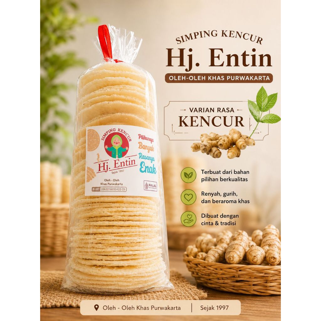 simping kencur purwakarta 200gr - hj. Entin