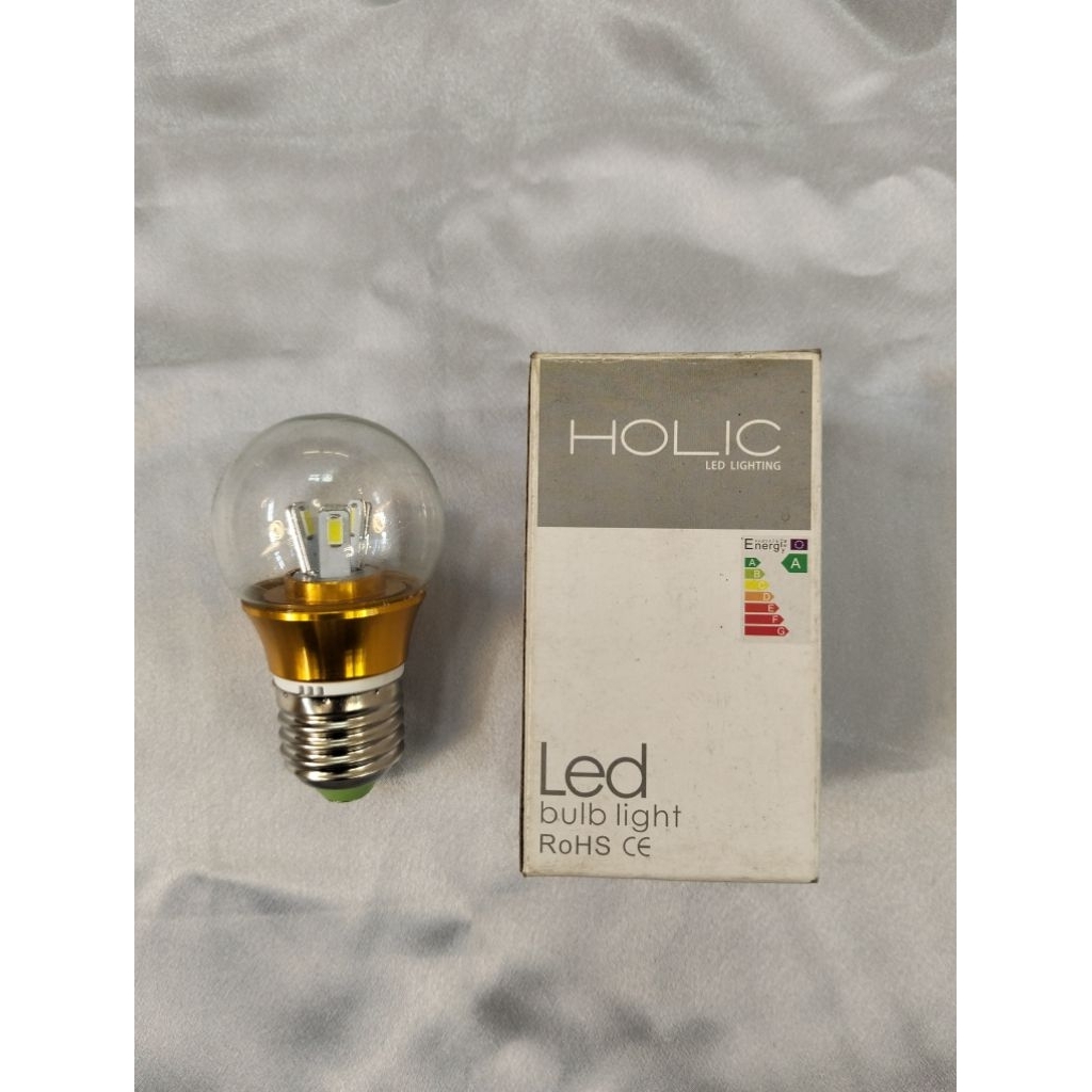 LED Bulb bening E27 3watt putih HOLIC