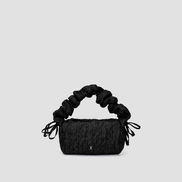 Joseph And Stacey - Daily Shirring Tote Bag_Crinkled - Black