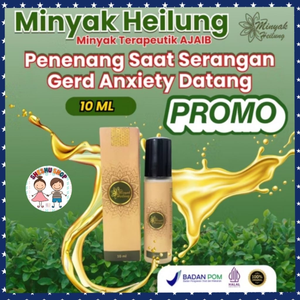 Ready Stock Heilung Oil Minyak Balur Herbal Original atasi maag gerd anxiety
