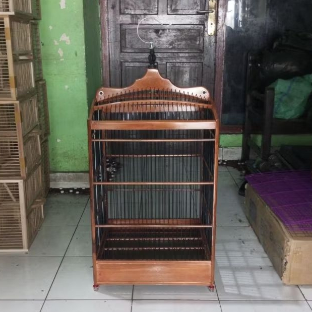 KANDANG KOTAK REPLIKA EBOD MODEL LIST NOMOR 2 - SANGKAR BURUNG