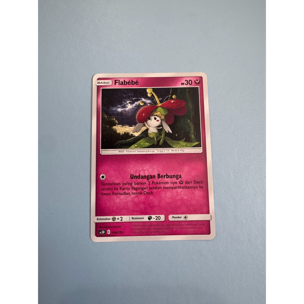Kartu Pokemon TCG Indonesia - Flabebe