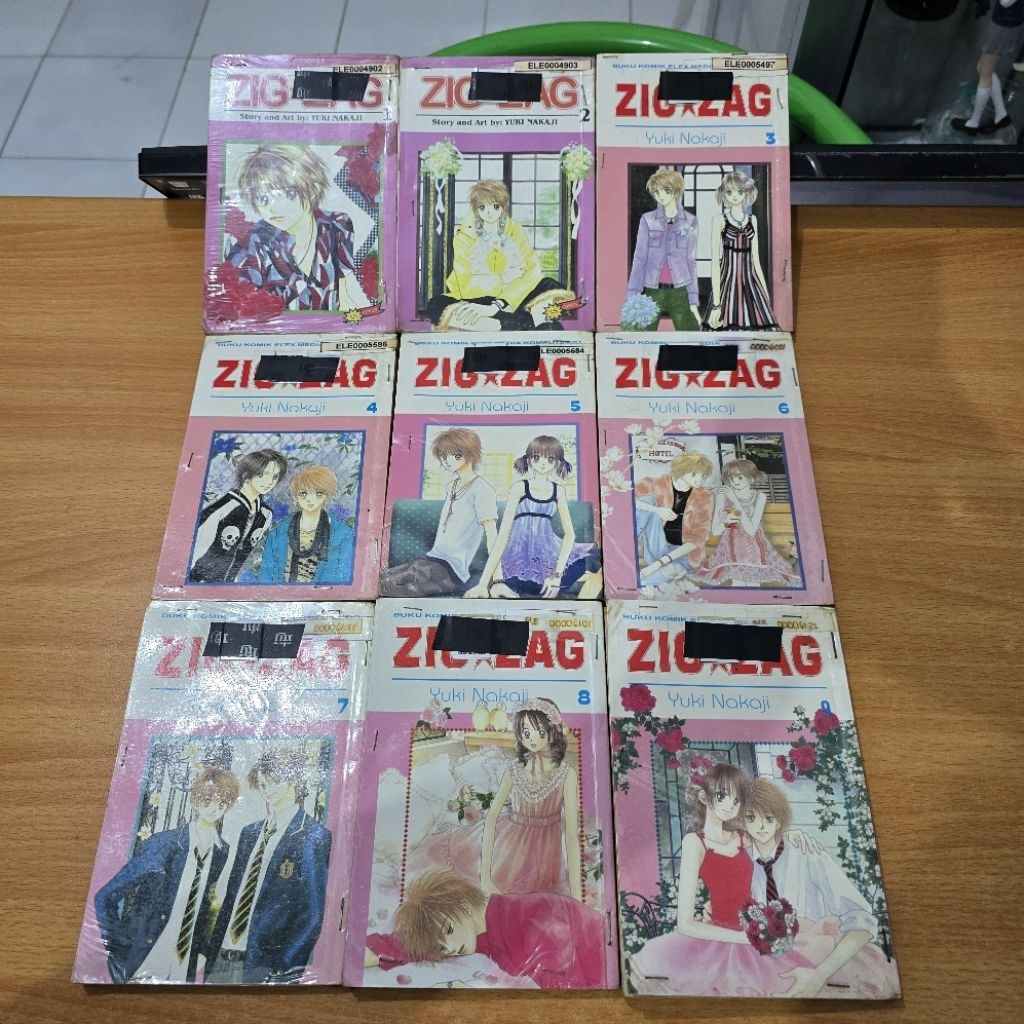 Bundle Komik Zig Zag Volume 1-9 Preloved