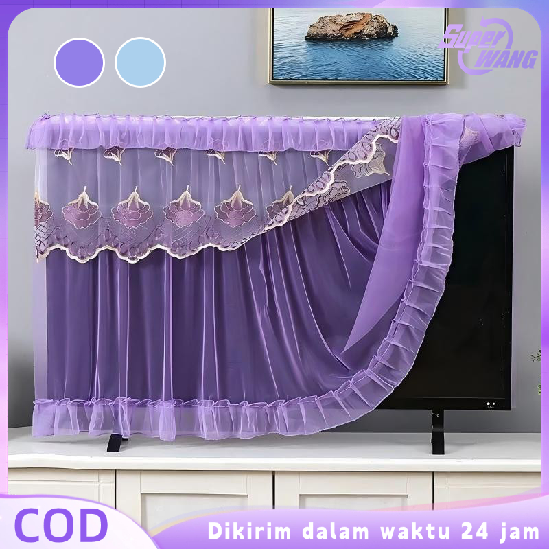 Sarung Tv Led 32 Inch Terbaru Bahan Lembut Sampul Tv 80cm×50cm Kain Tv Praktis Digunakan Penutup Tv