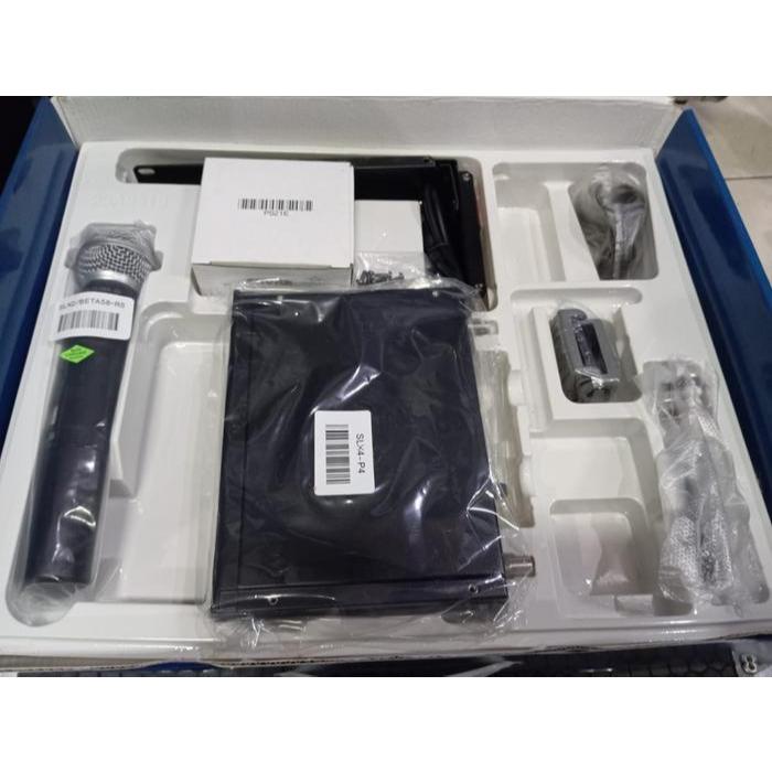 mic wireless shure slx4 model slx24 / beta58
