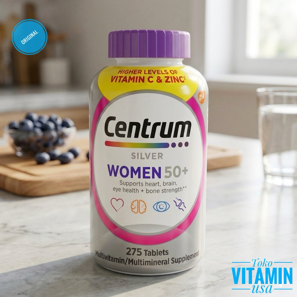 Centrum Silver Women 50+ Vitamin C + Zinc 275 Tablet