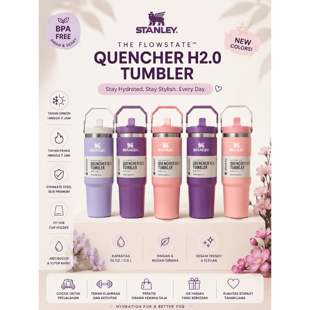 Botol Minum Stanley Tumbler Stainless Steel 900ml