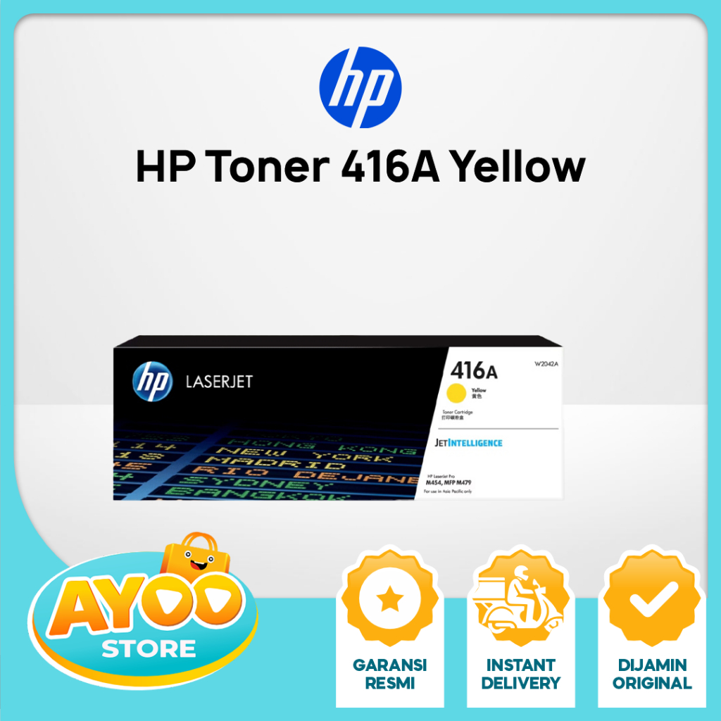 HP Toner 416A Yellow