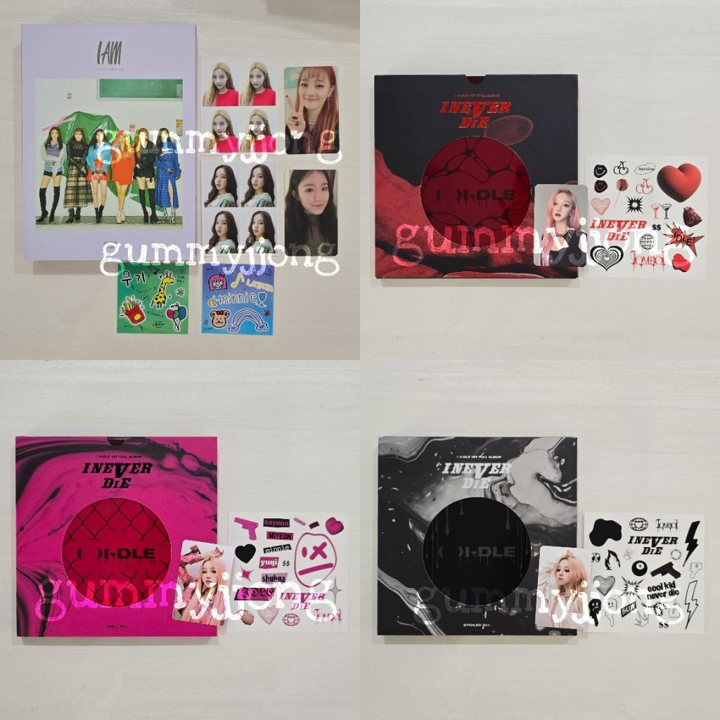(G)I-DLE / I-DLE / GIDLE / IDLE ALBUM I AM / I NEVER DIE (SHUHUA / MINNIE / YUQI / SOYEON)