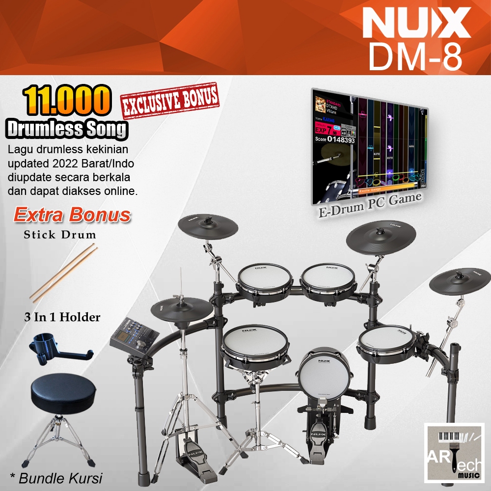 Drum Elektrik NUX DM 8 / DM8 / DM-8 Electric Drum