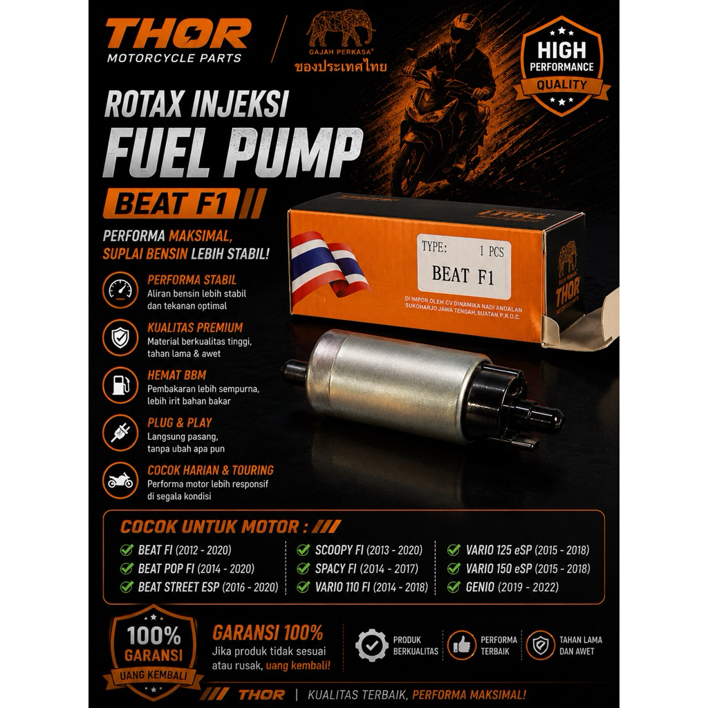 Dinamo Fuel Pump / Rotak Motor Beat F1