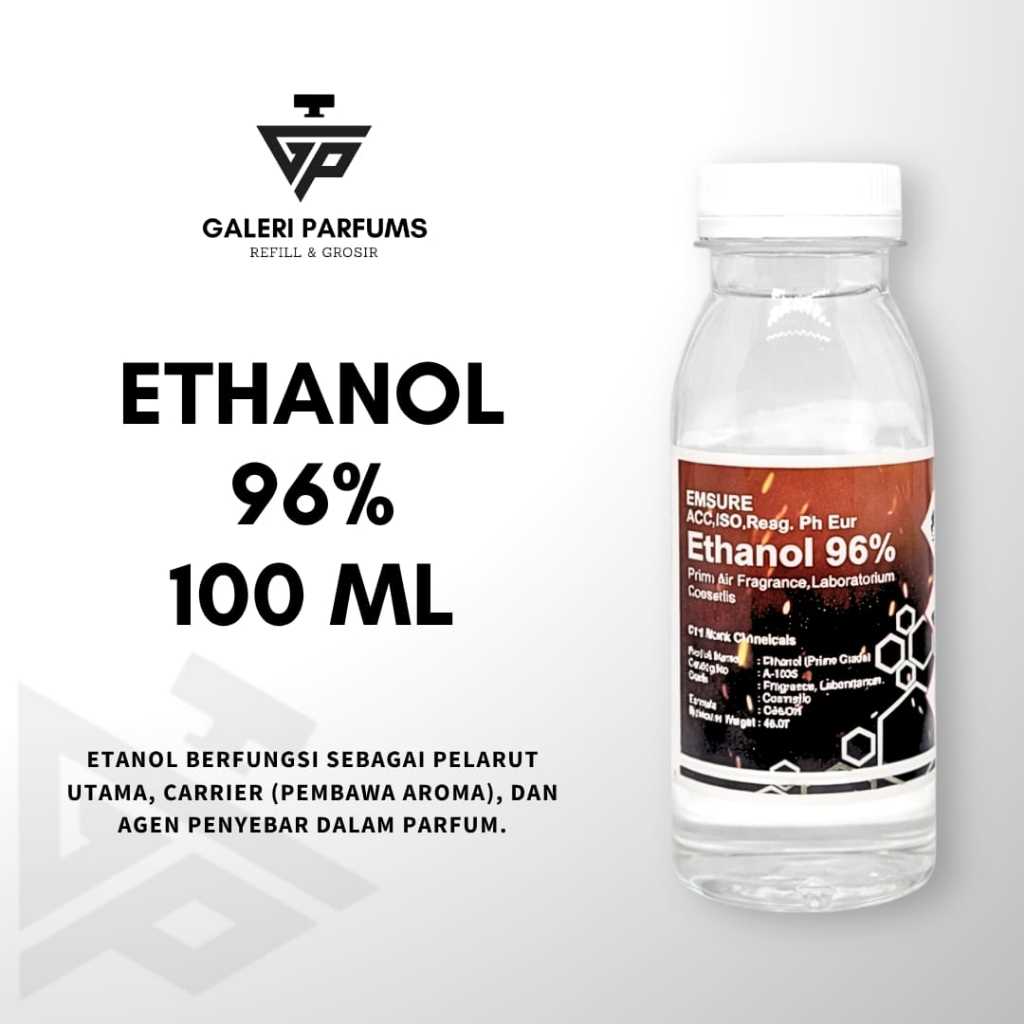 ETHANOL EMSURE CAMPURAN PARFUM TERBAIK KEMASAN 100 ML
