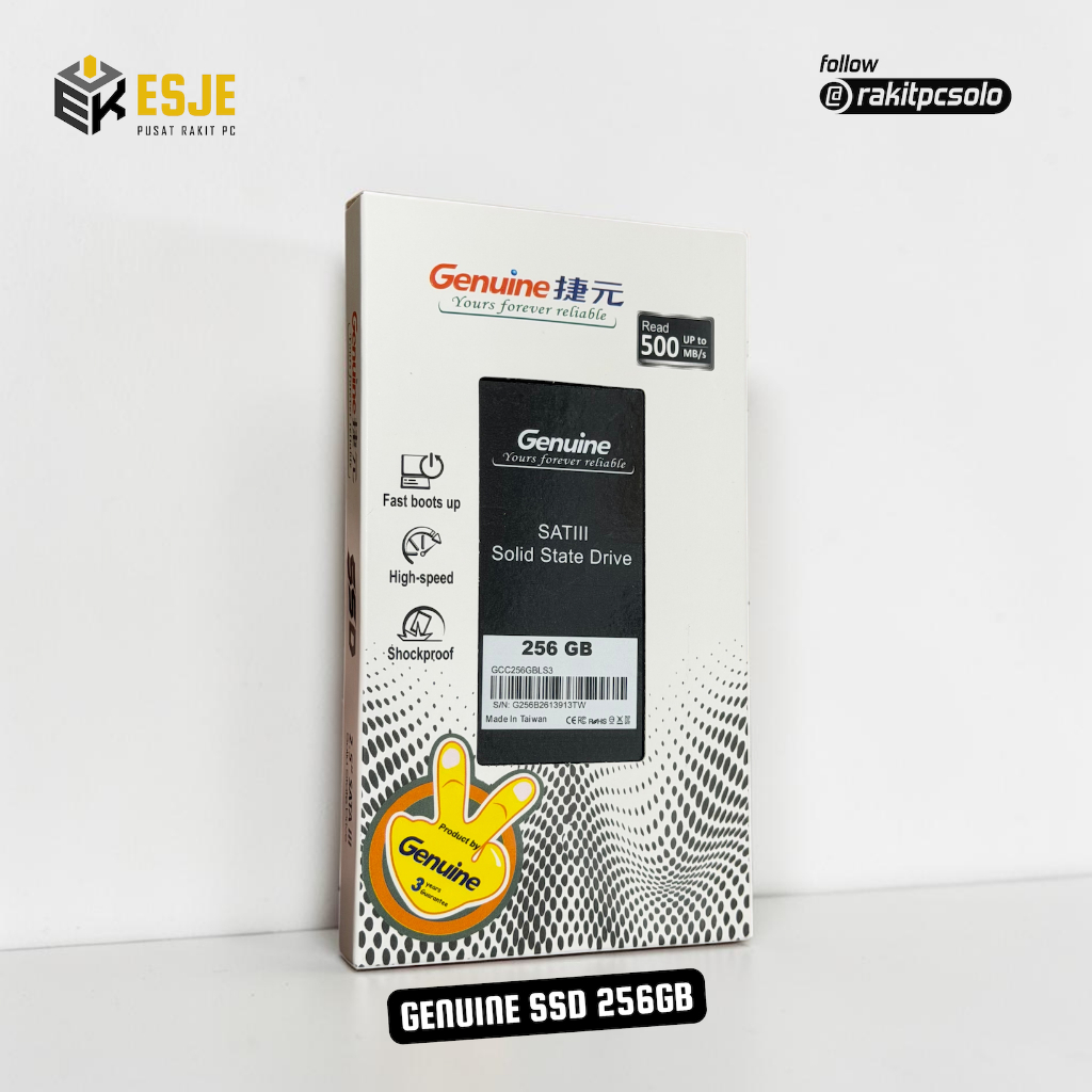 SSD Genuine 256 GB SATA 3 - SSD 256GB