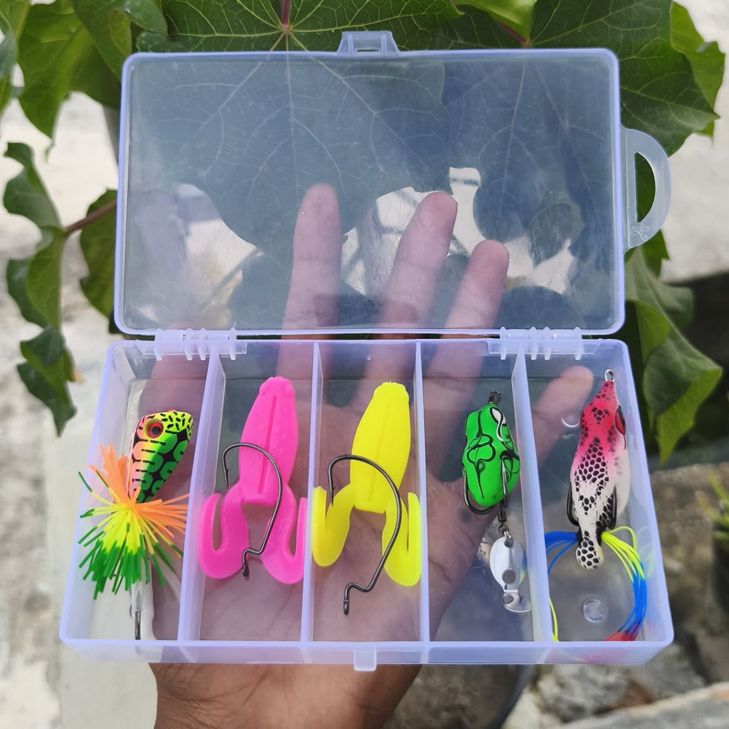 5PCS UMPAN CASTING+BOX UMPAN CASTING GABUS