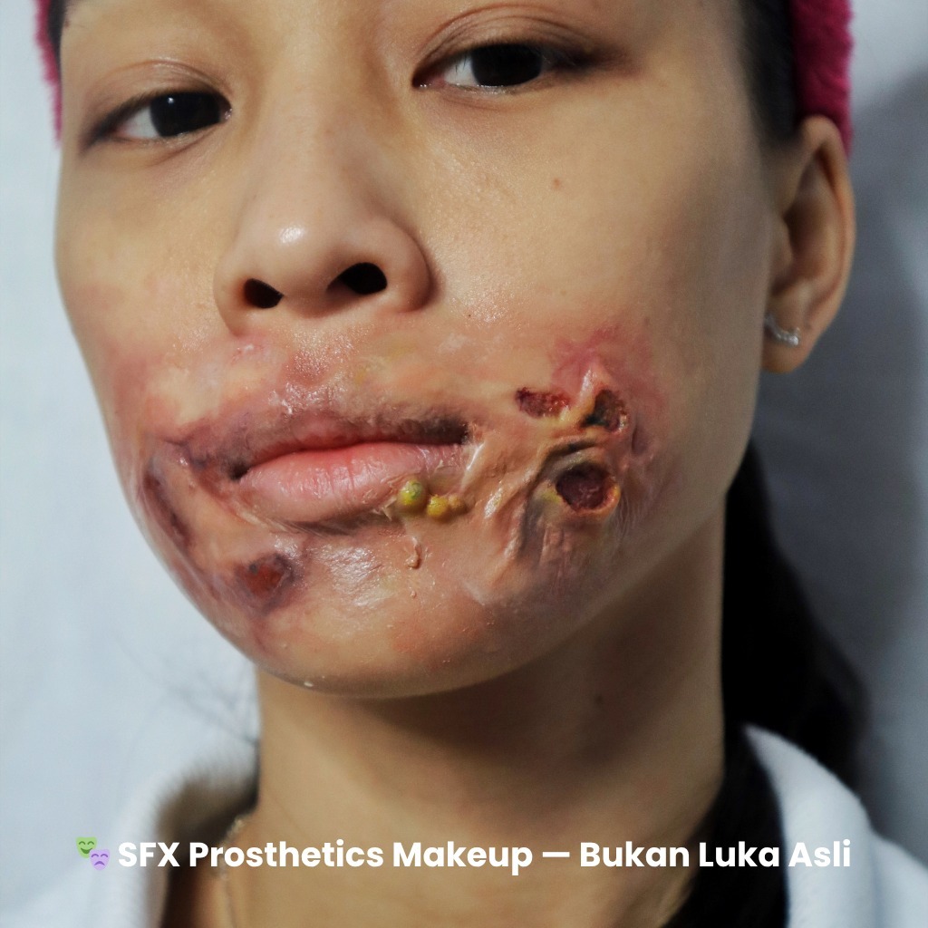 [PRODUK LOKAL] SILICONE PROSTHETIC ROTTEN WOUND | PROSTETIK SILIKON LUKA BUSUK PALSU | LUKA MEMBUSUK