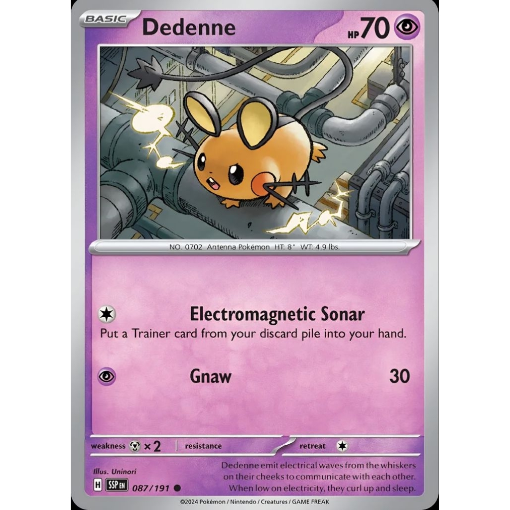 Tcg Pokemon Dedenne SSP