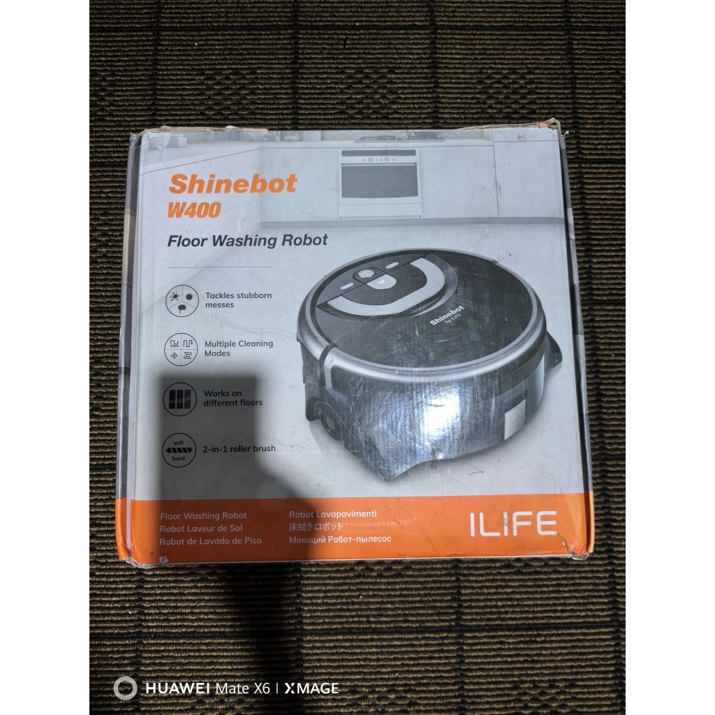 Ilife shinebot w400 mopping robot cleaner barang baru stok lama