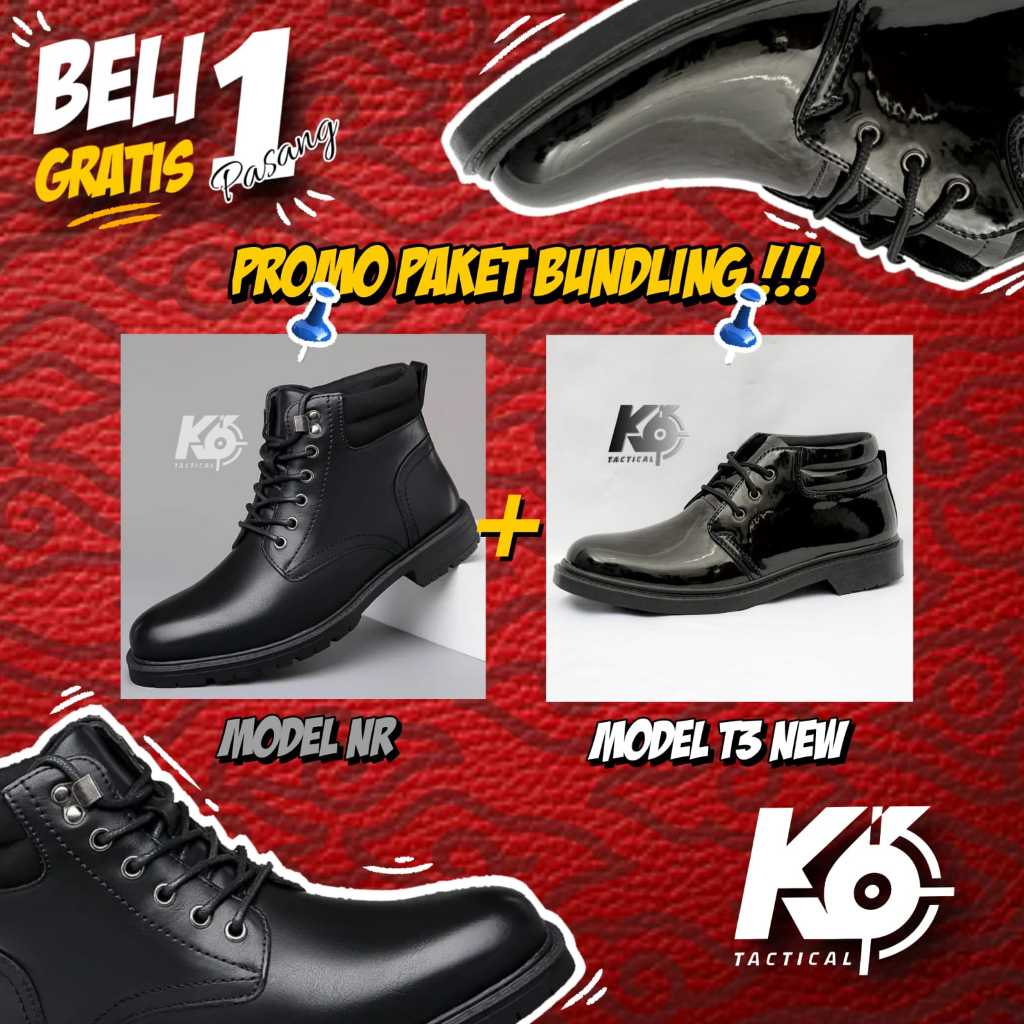 PROMO {Sepatu Pdh Jatah Baru} Tni Polri Security Satpam Paspampres Taruna Terbaru 2026