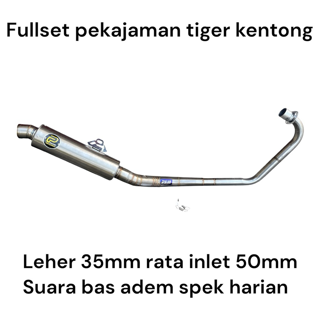 Knalpot pekajaman tiger revo tiger lawas bas ulem spek harian touring
