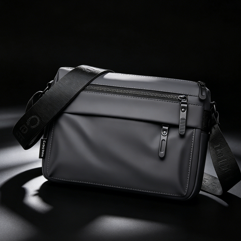 Tas Selempang Pria Anti Air Model Hitam  Tas Pria Single Shoulder Anti Air & Anti Lecet