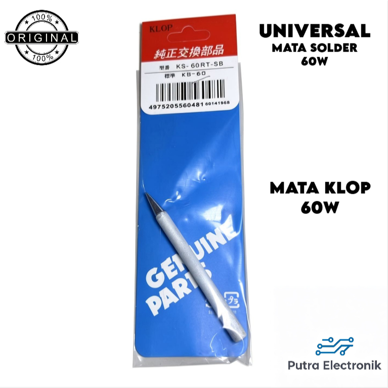 UJUNG SOLDER / MATA SOLDER / TIP SOLDER 60W WATT ORIGINAL KLOP KRISTAL