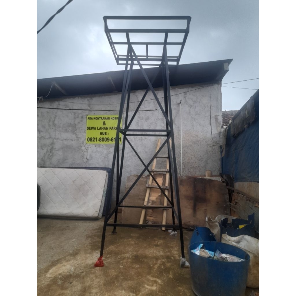 menara torn air tinggi 3meter untuk torn 1000liter