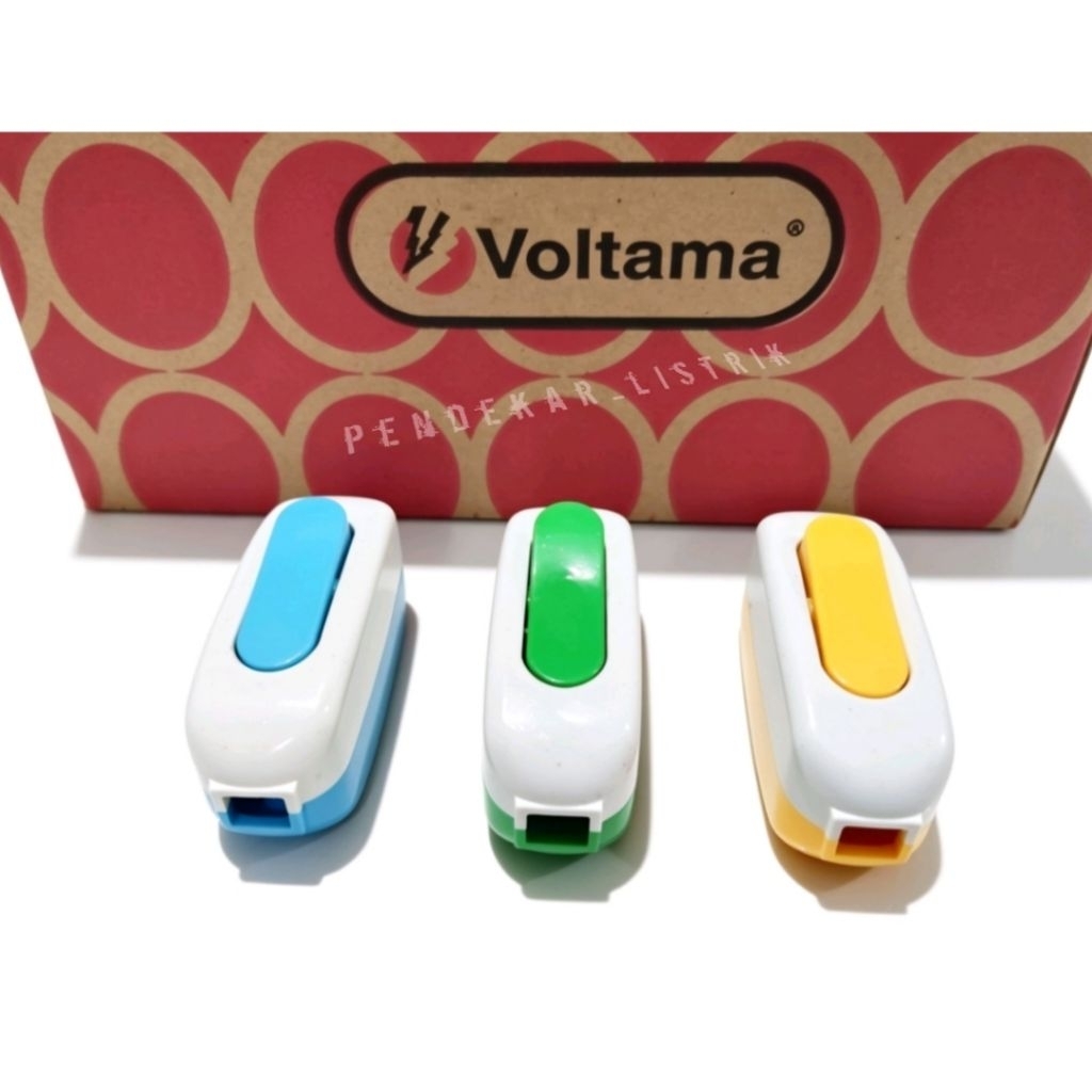 SAKLAR GANTUNG VOLTAMA WARNA WARNI