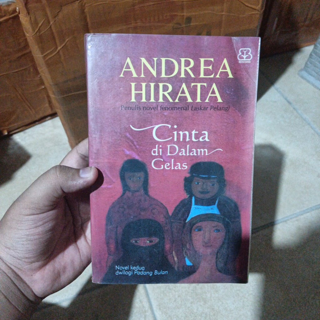 [Preloved] Cinta di Dalam Gelas dan Padang Bulan  Andrea Hirata