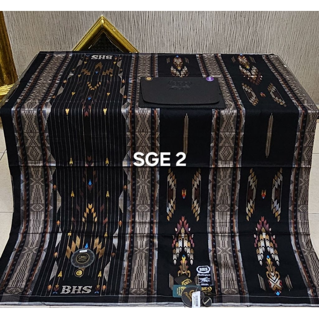 sarung bhs sge jib masterpiece gold dan signature full songket timbul bahan sutra sarung termahal be