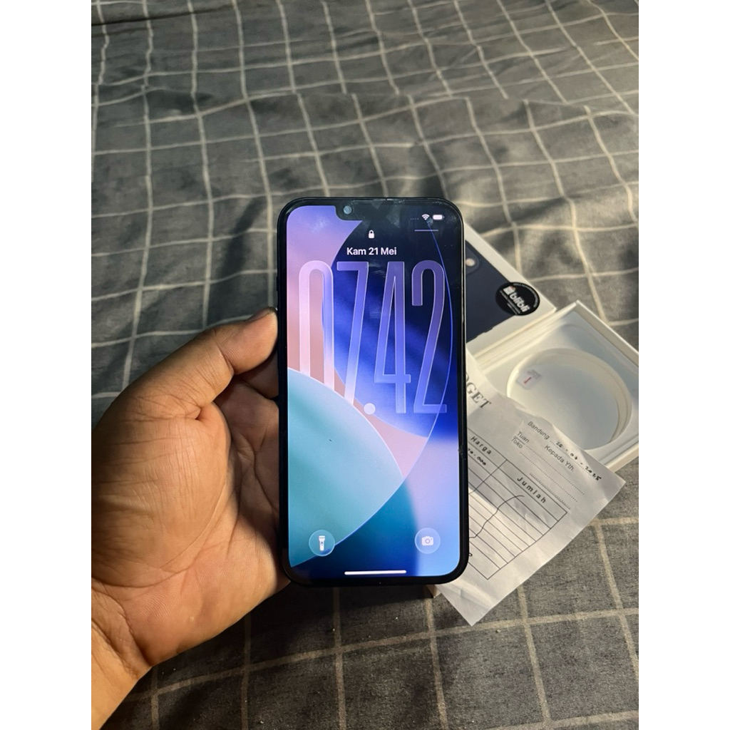 Iphone 13 128gb fullset + nota pembelian (GARANSI IBOX AKTIF SAMPAI JUNI 2026) BH 87%