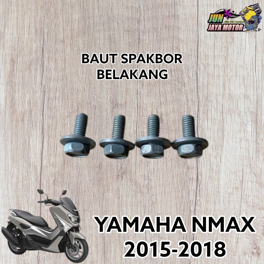 BAUT FULLSET BODY SPAKBOR BELAKANG YAMAHA NMAX 2015 - 2018